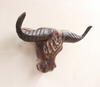 Wooden Bull Head 2